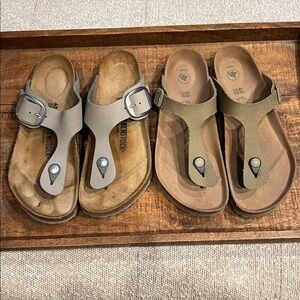 (2) Pairs of Birkenstock Gizeh 40 / 9